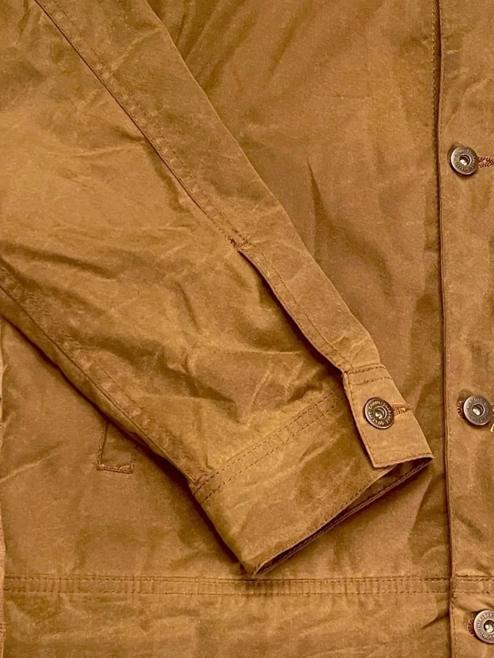 Thursday Boot Company Waxed Canvas Field Jacket Coyote Brown Medium Like New